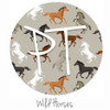 12"x12" Patterned Heat Transfer Vinyl - Wild Horses