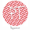 12"x12" Permanent Patterned Vinyl - Peppermint