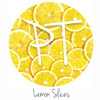 Permanent Patterned Vinyl - Lemon Slices