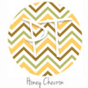Patterned Heat Transfer Vinyl - Honey Chevron