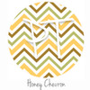 Permanent Patterned Vinyl - Honey Chevron