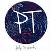 Patterned Heat Transfer Vinyl Swatch - July Fireworks