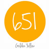 Oracal 651 Color Swatch - Golden Yellow