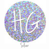 Holographic HTV Color Swatch - Silver