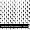 Steamboat Willie Accessories - White