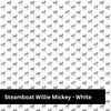 Steamboat Willie Mickey - White