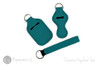 Neoprene 3 Piece Keychain Set