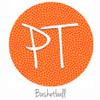 12"x12" Permanent Patterned Vinyl - Basketball