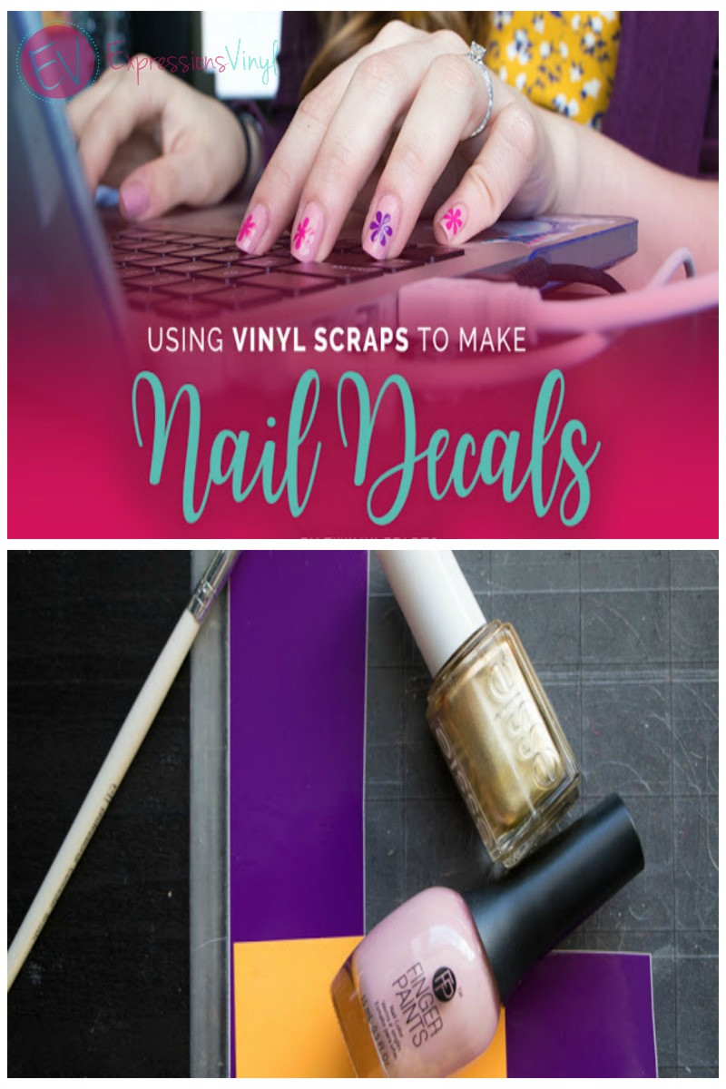 Using Vinyl Scraps to Make Nail Decals - Expressions Vinyl