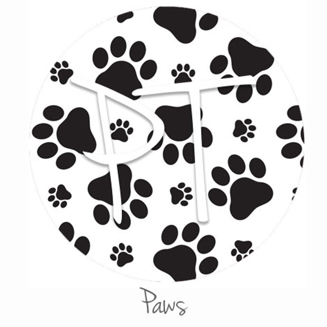 12"x12" Patterned Heat Transfer - Paws Expressions