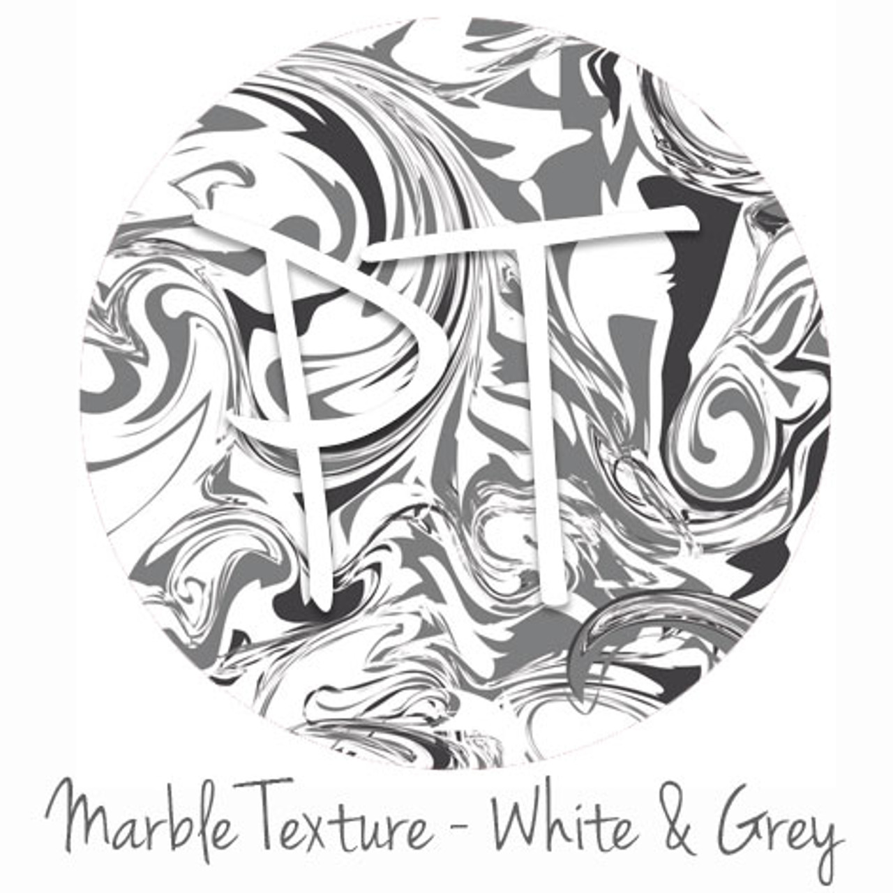 12x12 Permanent Patterned Vinyl - Marble Texture - White & Grey -  Expressions Vinyl