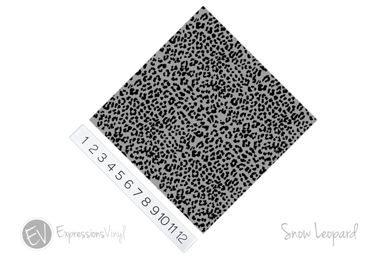 12x12 Patterned Heat Transfer Vinyl - Leopard Tan - Expressions Vinyl