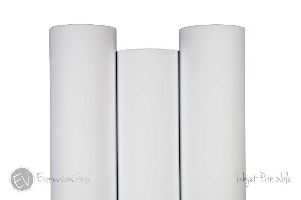 inkjet printable vinyl 8 5 x5yd roll expressions vinyl