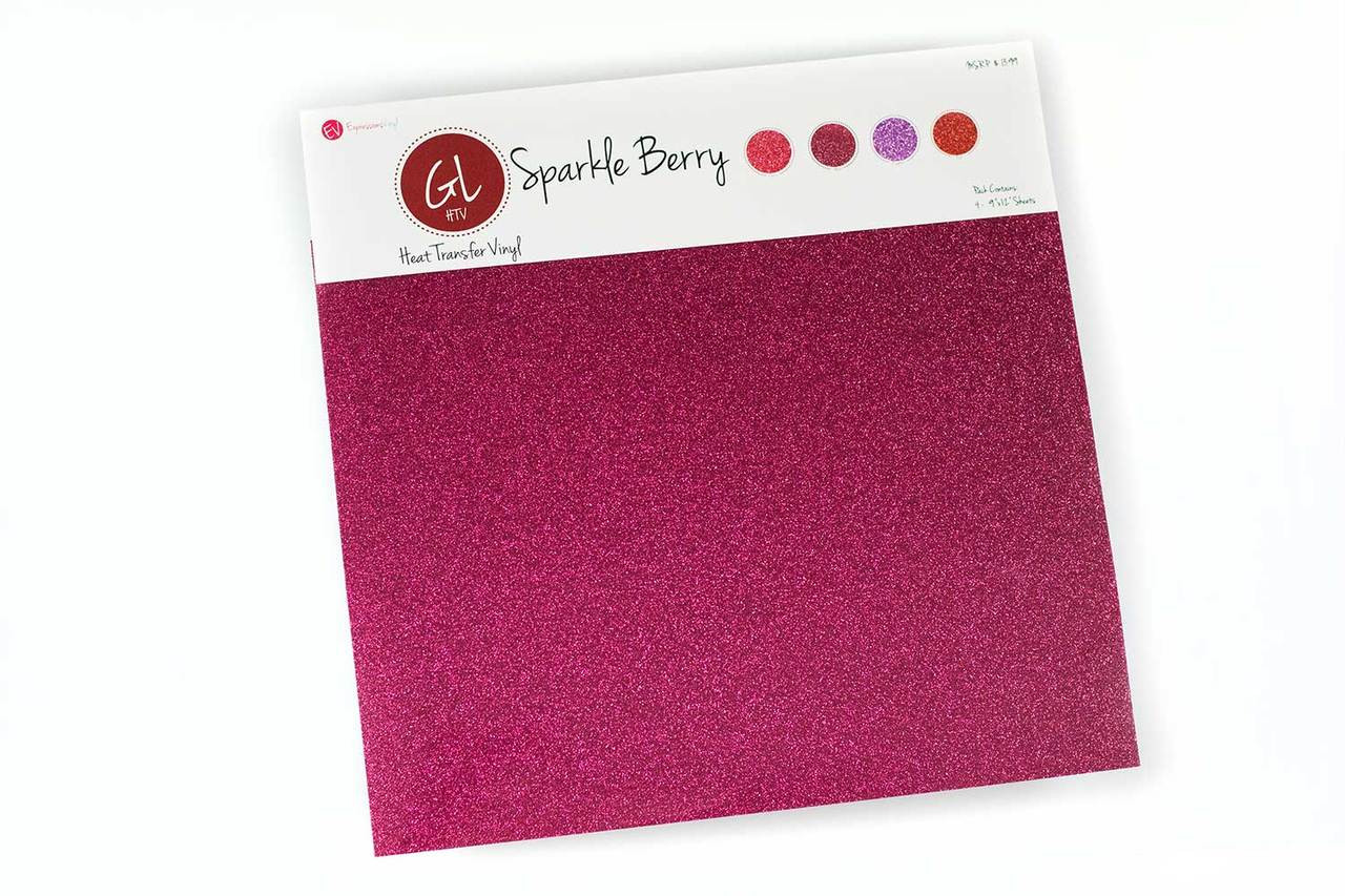 Sparkle Berry Pack - Glitter Heat Transfer - Expressions Vinyl