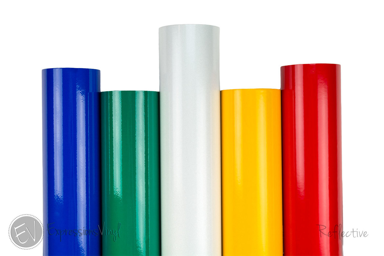 Reflective Vinyl 12 x5ft Roll Engineer Grade Expressions Vinyl Reflective Vinyl 12 x5ft Roll Engineer Grade Expressions Vinyl