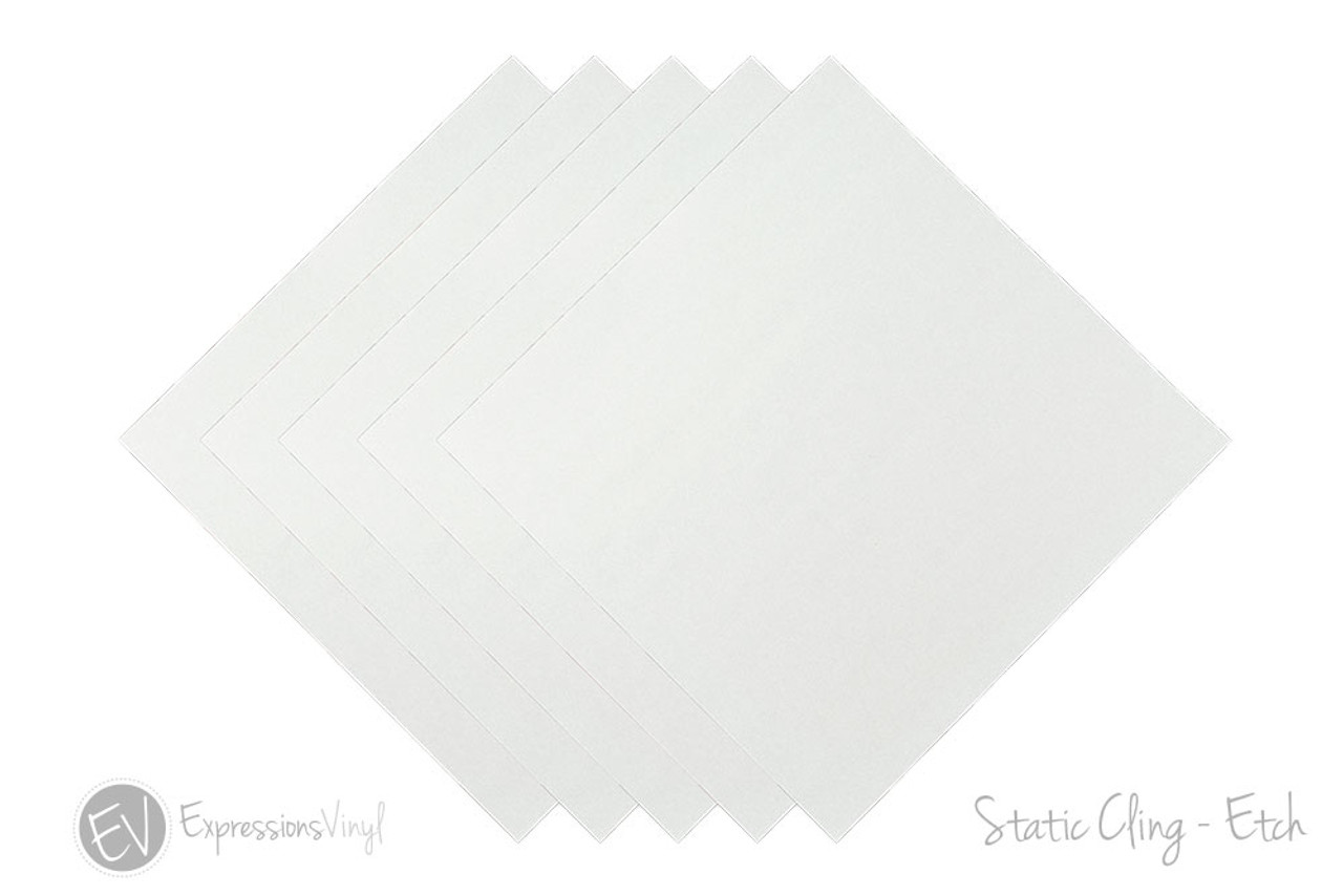 Static Cling Vinyl 12x24 Sheet - Expressions Vinyl