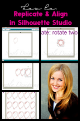 Align And Replicate In The Silhouette Software Program