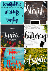 Beautiful Free Script Font Roundups From Expressions Vinyl