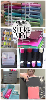 Creative Ways To Store Your Craft Vinyl