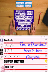 How to Download Fonts to Your Computer and Use Them in Your Silhouette