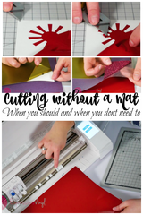 Cutting without a mat on your Silhouette Cameo 3