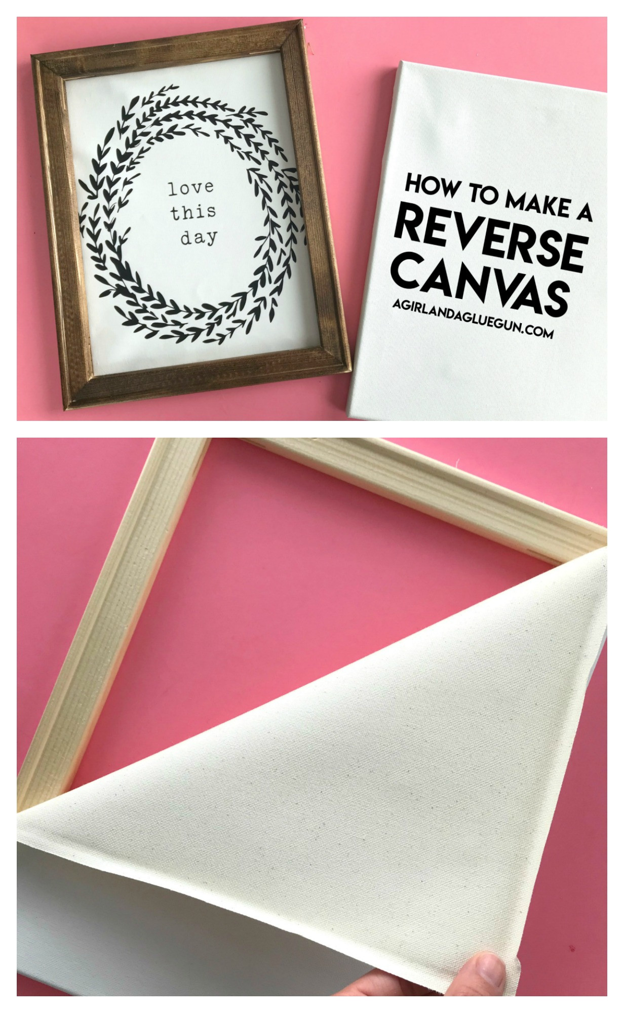Reverse Canvas with Easyweed Vinyl Expressions Vinyl