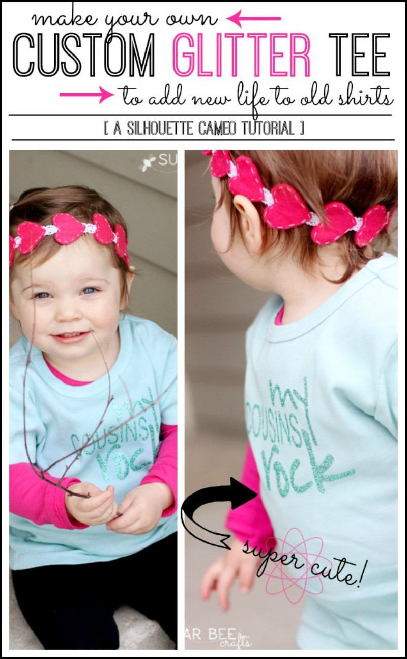 Custom Tshirt With Glitter Vinyl Expressions Vinyl