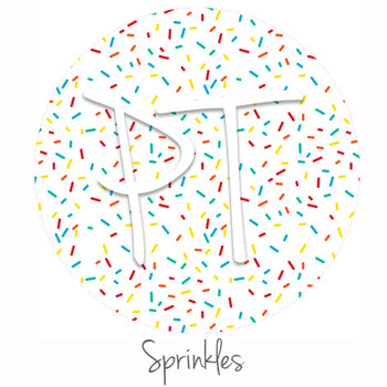 12"x12" Patterned Heat Transfer Vinyl - Sprinkles