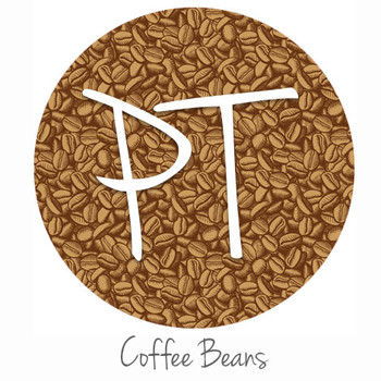 12"x12" Patterned Heat Transfer Vinyl - Coffee Beans