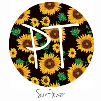 12"x12" Patterned Heat Transfer Vinyl - Sunflowers
