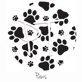 12"x12" Patterned Heat Transfer Vinyl - Paws