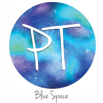 12"x12" Patterned Heat Transfer Vinyl - Blue Space