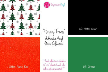 Happy Trees - Adhesive Vinyl Mini-Collection