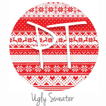 12"x12" Patterned Heat Transfer Vinyl - Ugly Sweater