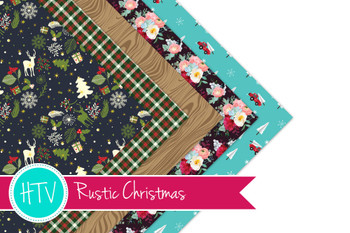 Rustic Christmas - Patterned HTV Collection