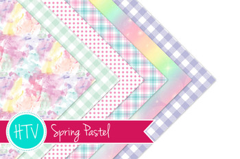 Spring Pastel - Patterned HTV Collection