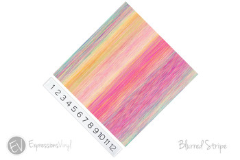 12"x12" Permanent Patterned Vinyl - Blurred Stripe