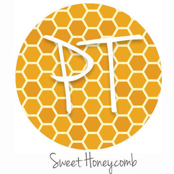 Patterned Heat Transfer Vinyl - Sweet Honeycomb
