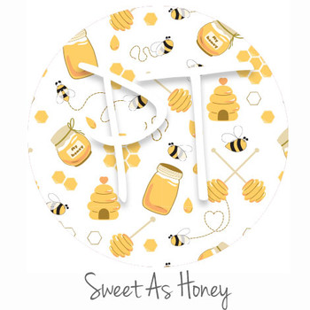 12"x12" Patterned Heat Transfer Vinyl - Sweet As Honey