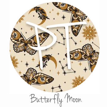 12" x 12" Patterned Heat Transfer - Butterfly Moon