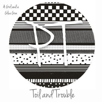 12" x 12" Patterned Heat Transfer - Toil and Trouble