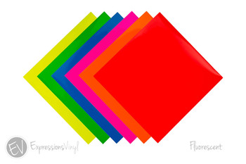 Fluorescent Vinyl Collection 12"x12"