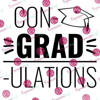 Con-Grad-Ulation Digital Cut File