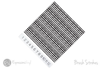 12"x12" Permanent Patterned Vinyl - Brush Strokes