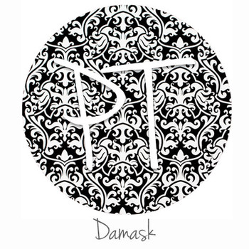 12"x12" Permanent Patterned Vinyl - Damask