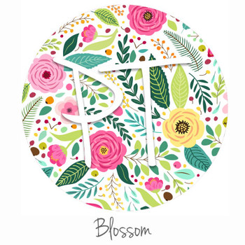 12"x12" Patterned Heat Transfer Vinyl - Blossom