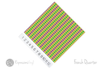 12"x12" Patterned Heat Transfer Vinyl - French Quarter