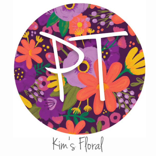 Patterned Heat Transfer Vinyl - Kim's Floral