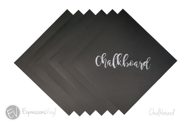 Chalkboard 12"x12" Vinyl Sheets