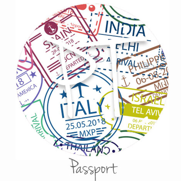 12"x12" Patterned Heat Transfer Vinyl - Passport